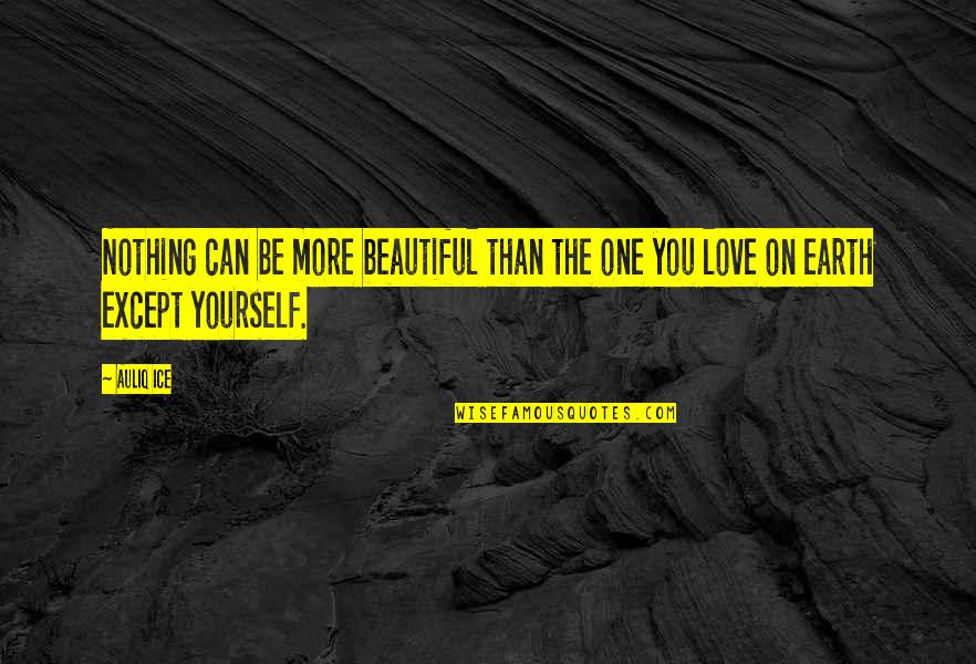 Bourgeron Quotes By Auliq Ice: Nothing can be more beautiful than the one