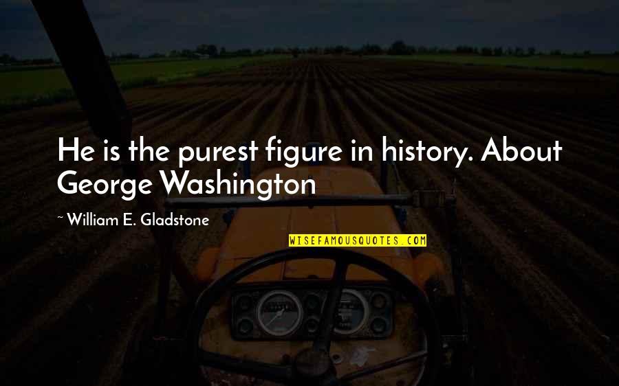 Bouzid Mustafa Quotes By William E. Gladstone: He is the purest figure in history. About