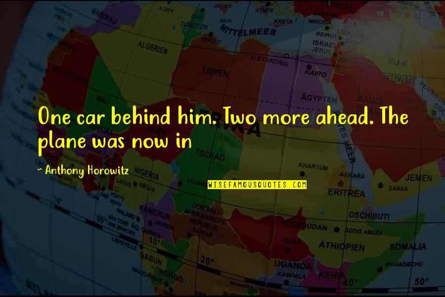 Boy Standing Alone Quotes By Anthony Horowitz: One car behind him. Two more ahead. The