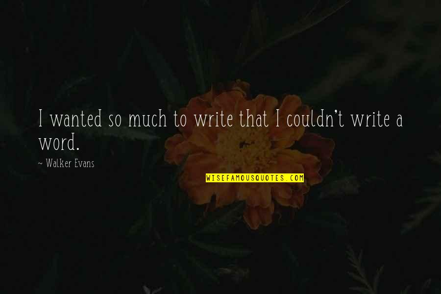 Boychick Yiddish Quotes By Walker Evans: I wanted so much to write that I Boychick Yiddish Quotes By Walker Evans: I wanted so much to write that I