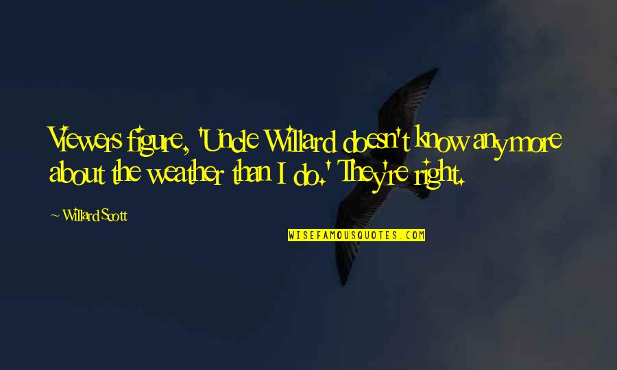 Bozzie Quotes By Willard Scott: Viewers figure, 'Uncle Willard doesn't know any more Bozzie Quotes By Willard Scott: Viewers figure, 'Uncle Willard doesn't know any more