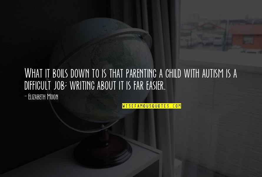 Bra Line Quotes By Elizabeth Moon: What it boils down to is that parenting Bra Line Quotes By Elizabeth Moon: What it boils down to is that parenting