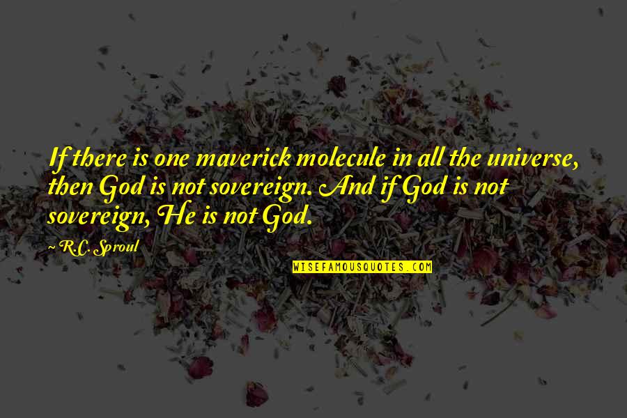 Bra Line Quotes By R.C. Sproul: If there is one maverick molecule in all