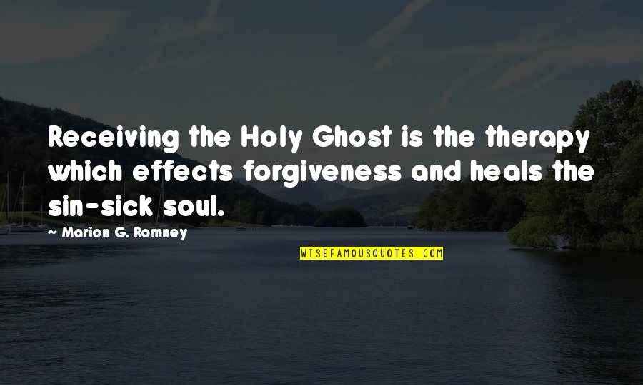Brackets Vs Parentheses In Quotes By Marion G. Romney: Receiving the Holy Ghost is the therapy which