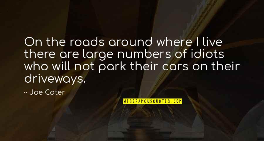 Brad Pitt And Angelina Jolie Quotes By Joe Cater: On the roads around where I live there