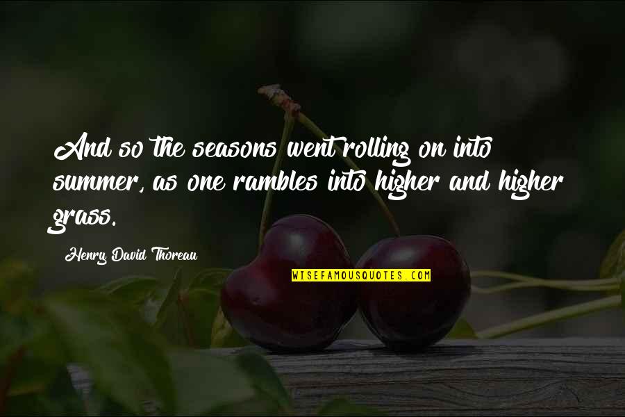 Bradigans Heating Quotes By Henry David Thoreau: And so the seasons went rolling on into Bradigans Heating Quotes By Henry David Thoreau: And so the seasons went rolling on into