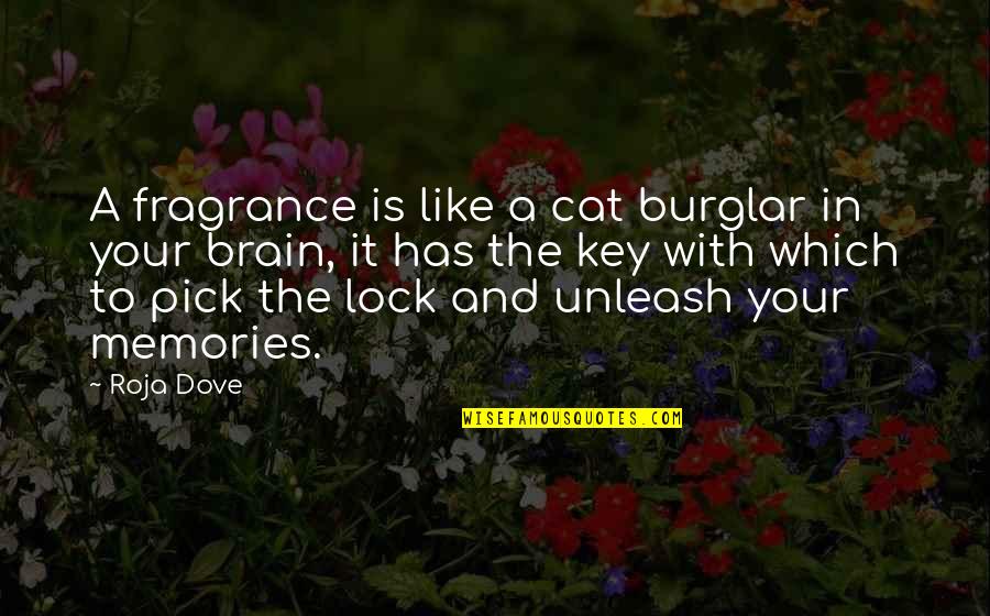 Brain Lock Quotes By Roja Dove: A fragrance is like a cat burglar in