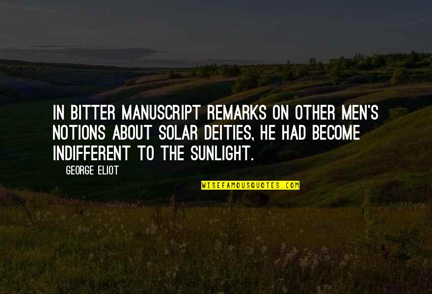 Brain Maker Book Quotes By George Eliot: In bitter manuscript remarks on other men's notions