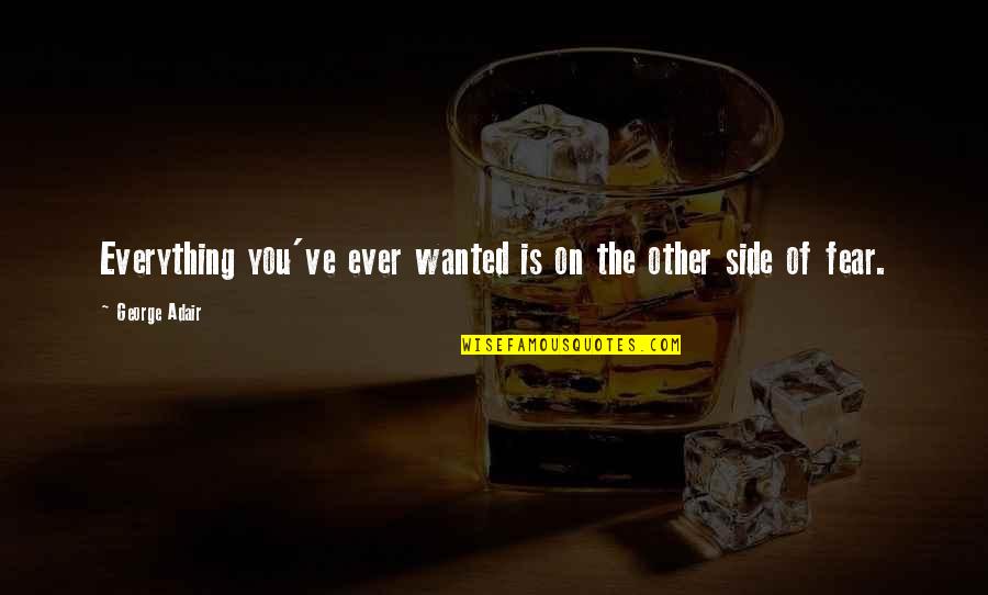 Brainscan Poster Quotes By George Adair: Everything you've ever wanted is on the other