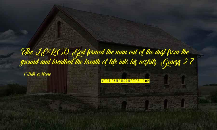 Brand Guidelines Quote Quotes By Beth Moore: The LORD God formed the man out of Brand Guidelines Quote Quotes By Beth Moore: The LORD God formed the man out of