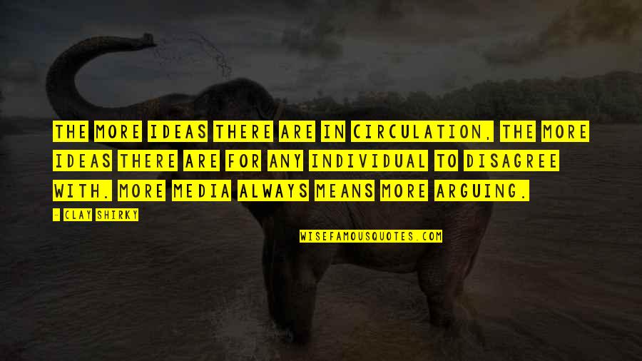 Brand Launch Quotes By Clay Shirky: The more ideas there are in circulation, the Brand Launch Quotes By Clay Shirky: The more ideas there are in circulation, the