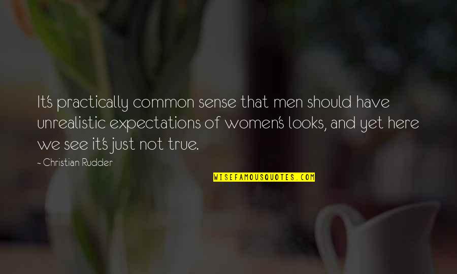 Brandee Krzanich Quotes By Christian Rudder: It's practically common sense that men should have Brandee Krzanich Quotes By Christian Rudder: It's practically common sense that men should have