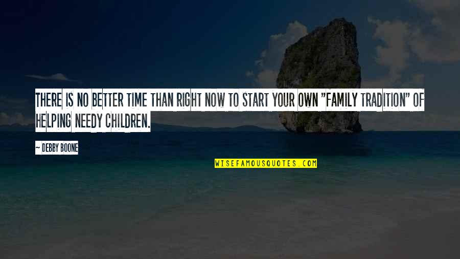 Brannagan Free Quotes By Debby Boone: There is no better time than right now Brannagan Free Quotes By Debby Boone: There is no better time than right now