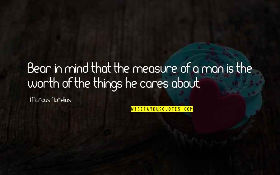 Brave New World Overpopulation Quotes By Marcus Aurelius: Bear in mind that the measure of a