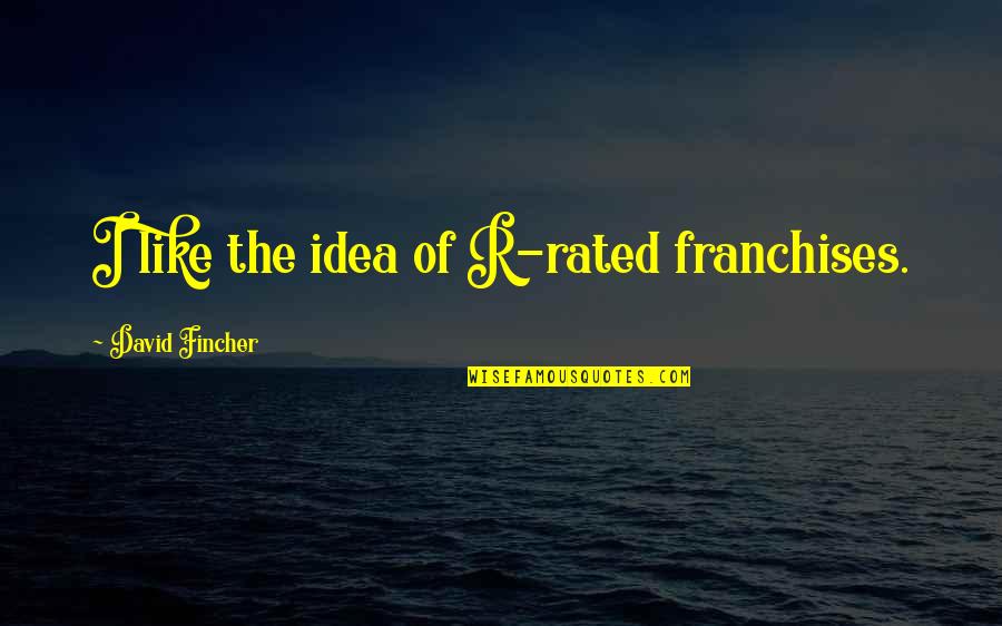 Brazil Travel Quotes By David Fincher: I like the idea of R-rated franchises.