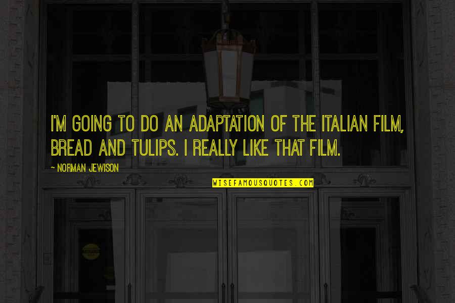 Bread And Tulips Quotes By Norman Jewison: I'm going to do an adaptation of the