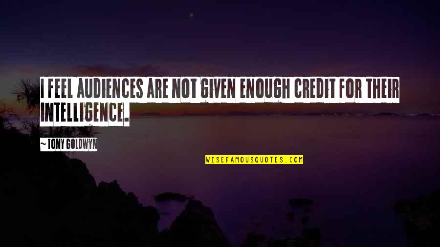 Break Xerxes Quotes By Tony Goldwyn: I feel audiences are not given enough credit