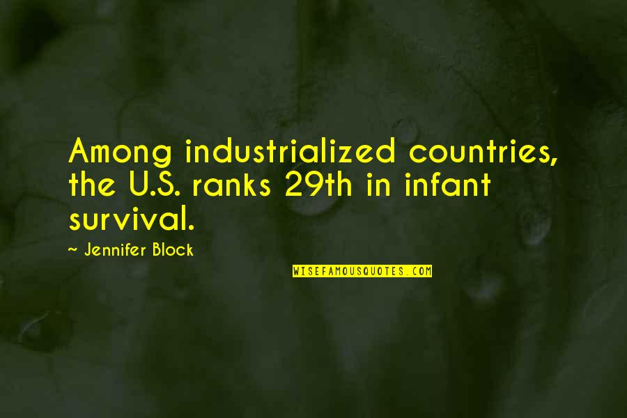 Breaking Up For The Better Quotes By Jennifer Block: Among industrialized countries, the U.S. ranks 29th in