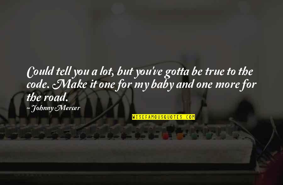 Breakups Quotes By Johnny Mercer: Could tell you a lot, but you've gotta Breakups Quotes By Johnny Mercer: Could tell you a lot, but you've gotta