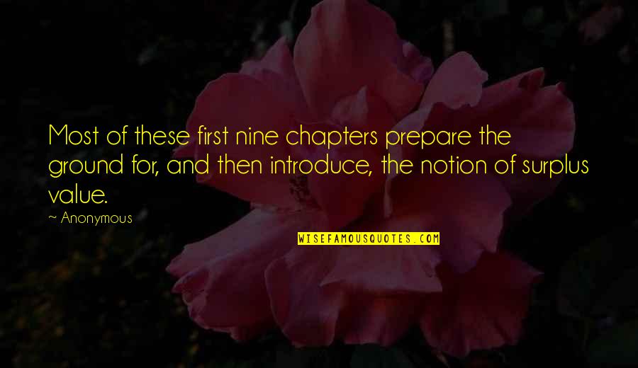 Breitwieser Stein Quotes By Anonymous: Most of these first nine chapters prepare the Breitwieser Stein Quotes By Anonymous: Most of these first nine chapters prepare the