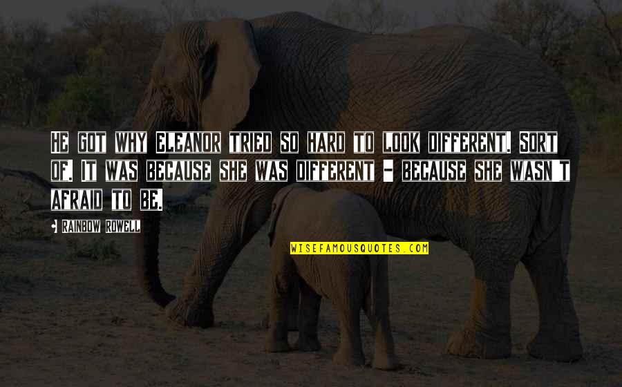 Brian Banks Mentor Quote Quotes By Rainbow Rowell: He got why Eleanor tried so hard to Brian Banks Mentor Quote Quotes By Rainbow Rowell: He got why Eleanor tried so hard to