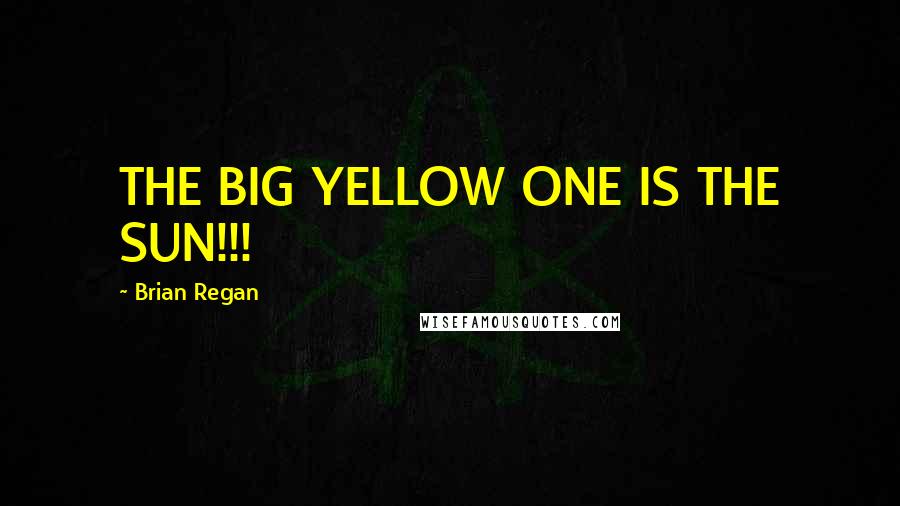 Brian Regan quotes: THE BIG YELLOW ONE IS THE SUN!!!