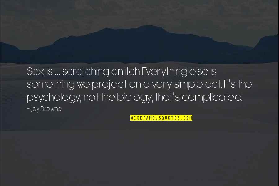 Bribiescas Name Quotes By Joy Browne: Sex is ... scratching an itch Everything else Bribiescas Name Quotes By Joy Browne: Sex is ... scratching an itch Everything else