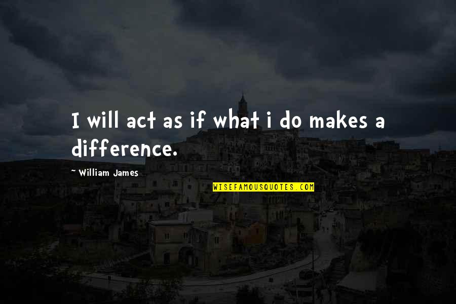 Bricout Champagne Quotes By William James: I will act as if what i do Bricout Champagne Quotes By William James: I will act as if what i do