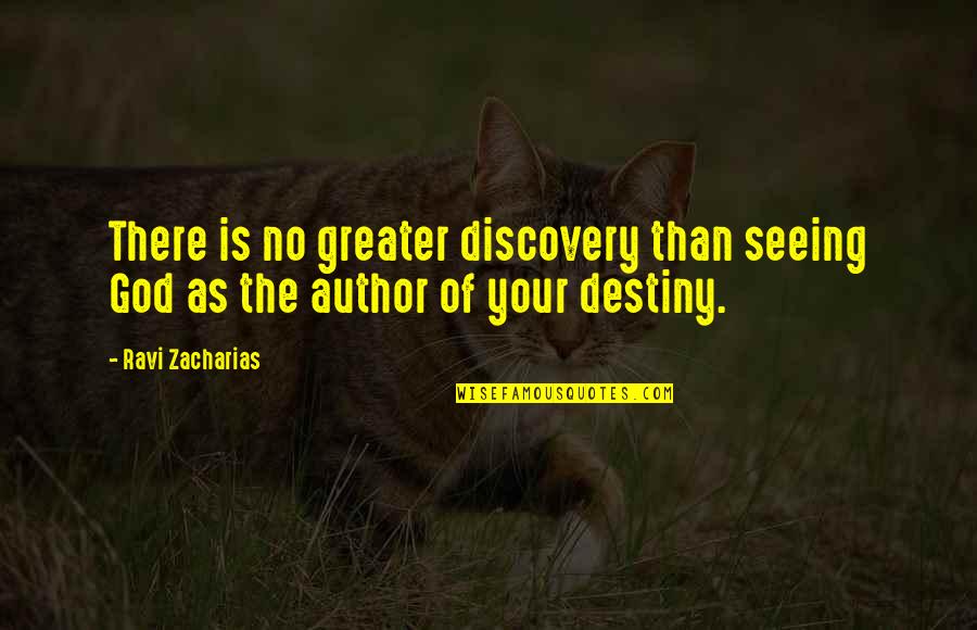 Brieanne Cameron Quotes By Ravi Zacharias: There is no greater discovery than seeing God