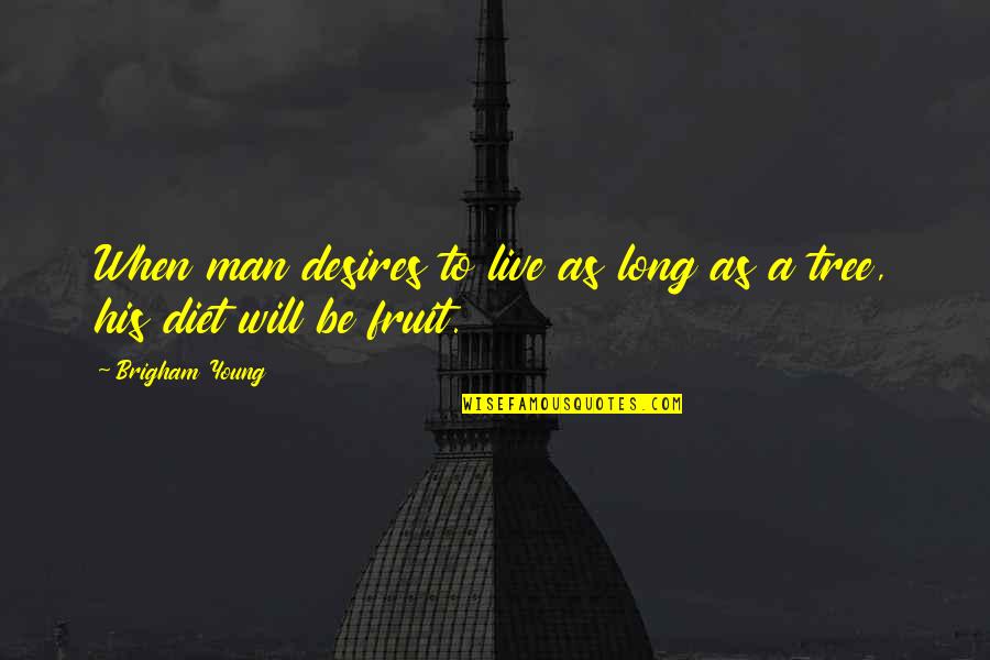 Brigham Quotes By Brigham Young: When man desires to live as long as