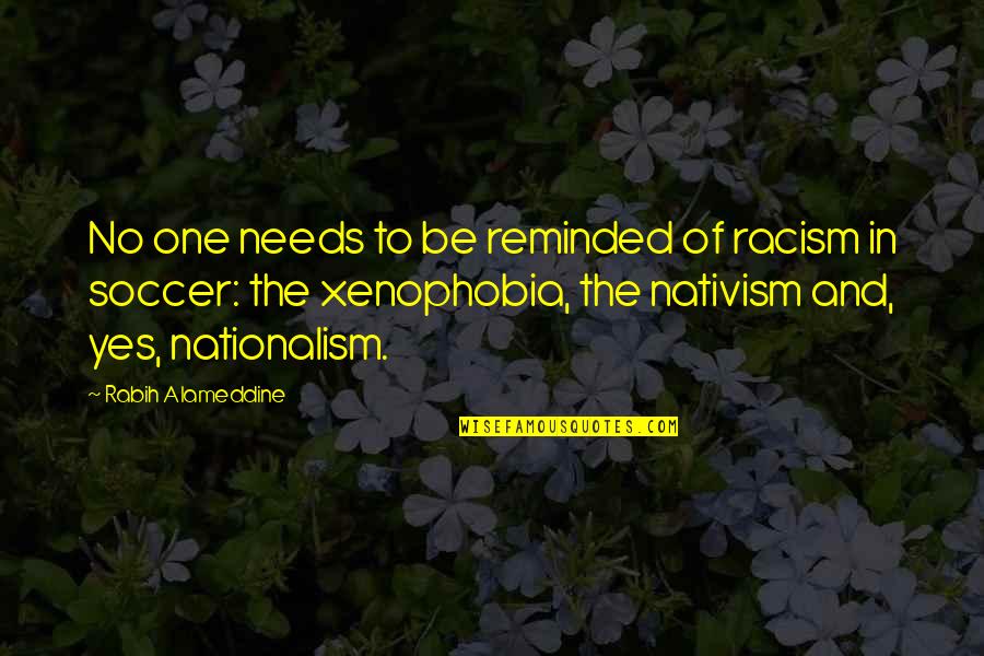 Brijendra Dobriyal Quotes By Rabih Alameddine: No one needs to be reminded of racism