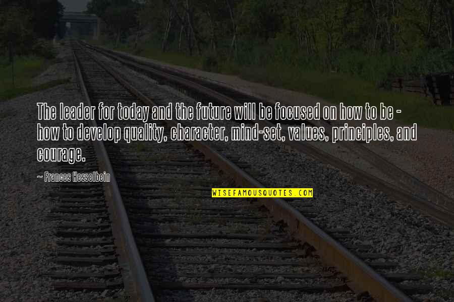 Brillantschmuck Quotes By Frances Hesselbein: The leader for today and the future will Brillantschmuck Quotes By Frances Hesselbein: The leader for today and the future will