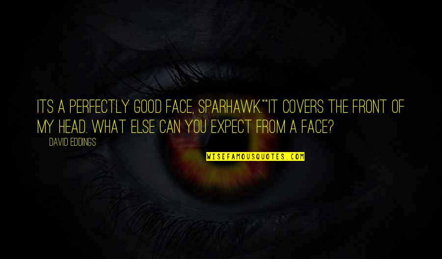 Bring Her Back To Me Quotes By David Eddings: Its a perfectly good face, Sparhawk.""It covers the