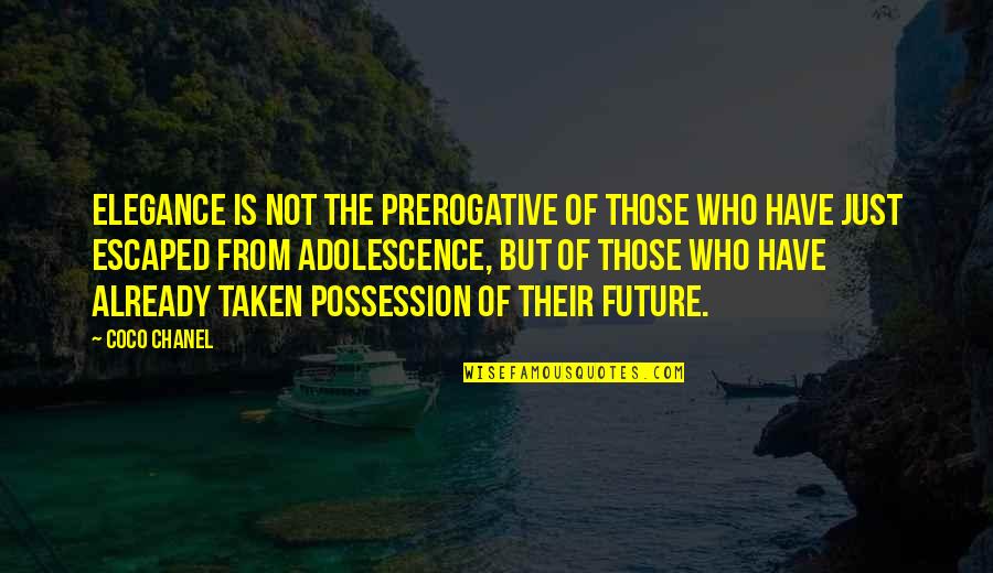 Brinker Quotes By Coco Chanel: Elegance is not the prerogative of those who Brinker Quotes By Coco Chanel: Elegance is not the prerogative of those who
