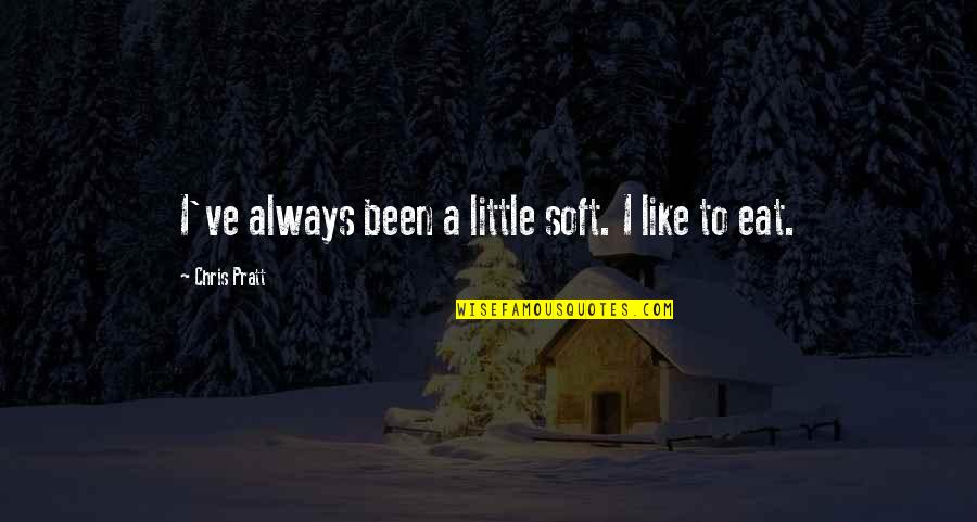 Britischer Politiker Quotes By Chris Pratt: I've always been a little soft. I like
