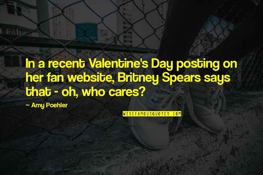 Britney's Quotes By Amy Poehler: In a recent Valentine's Day posting on her