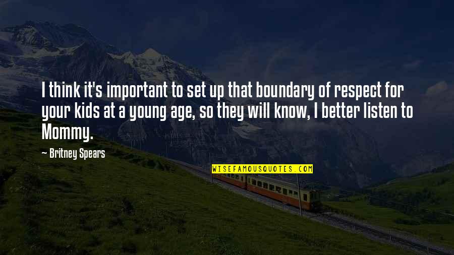 Britney's Quotes By Britney Spears: I think it's important to set up that Britney's Quotes By Britney Spears: I think it's important to set up that