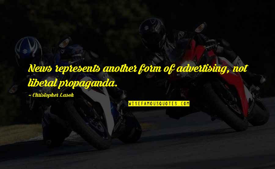 Brogans Shoes Quotes By Christopher Lasch: News represents another form of advertising, not liberal Brogans Shoes Quotes By Christopher Lasch: News represents another form of advertising, not liberal