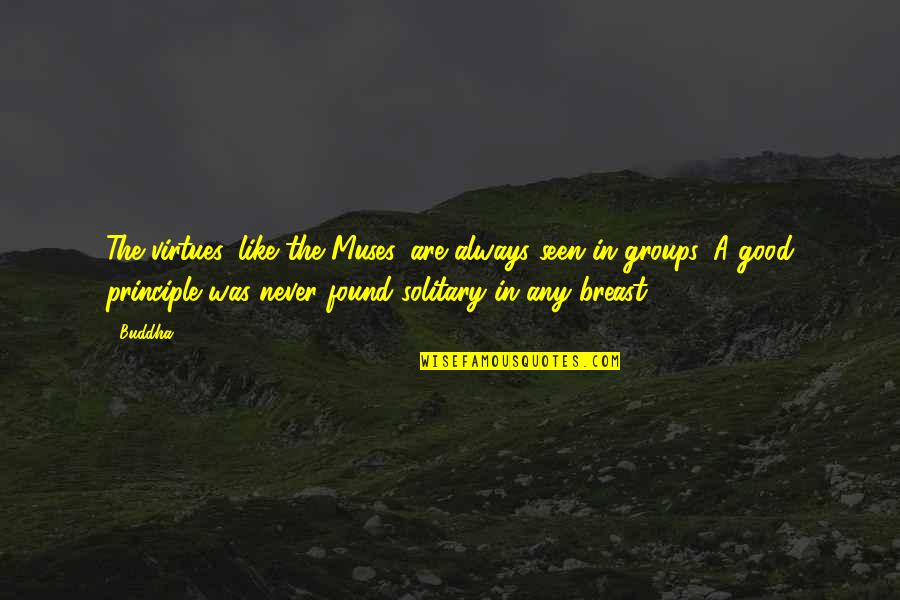 Broker Incentives Quotes By Buddha: The virtues, like the Muses, are always seen