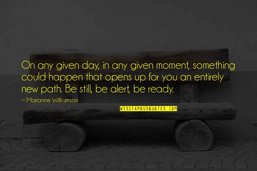 Brookshier Pools Quotes By Marianne Williamson: On any given day, in any given moment,