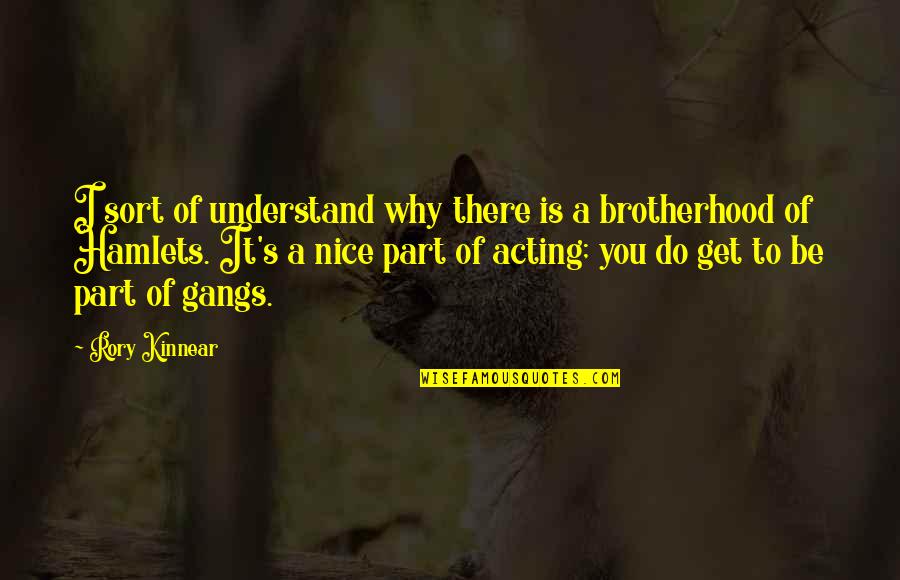 Brotherhood's Quotes By Rory Kinnear: I sort of understand why there is a