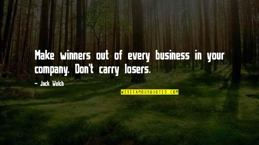 Brown Curly Hair Quotes By Jack Welch: Make winners out of every business in your
