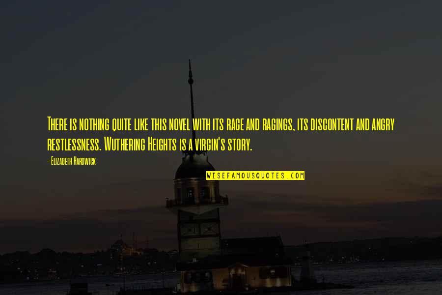 Bruce Wayne Character Quotes By Elizabeth Hardwick: There is nothing quite like this novel with Bruce Wayne Character Quotes By Elizabeth Hardwick: There is nothing quite like this novel with