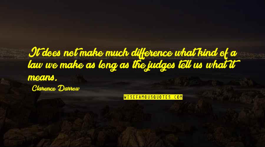 Bruces Beach Quotes By Clarence Darrow: It does not make much difference what kind Bruces Beach Quotes By Clarence Darrow: It does not make much difference what kind