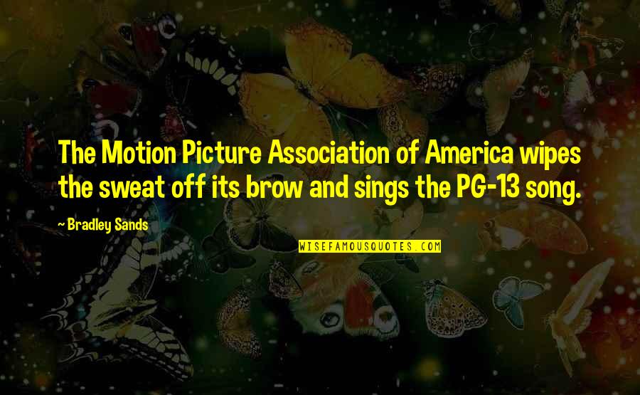 Brucker Quotes By Bradley Sands: The Motion Picture Association of America wipes the