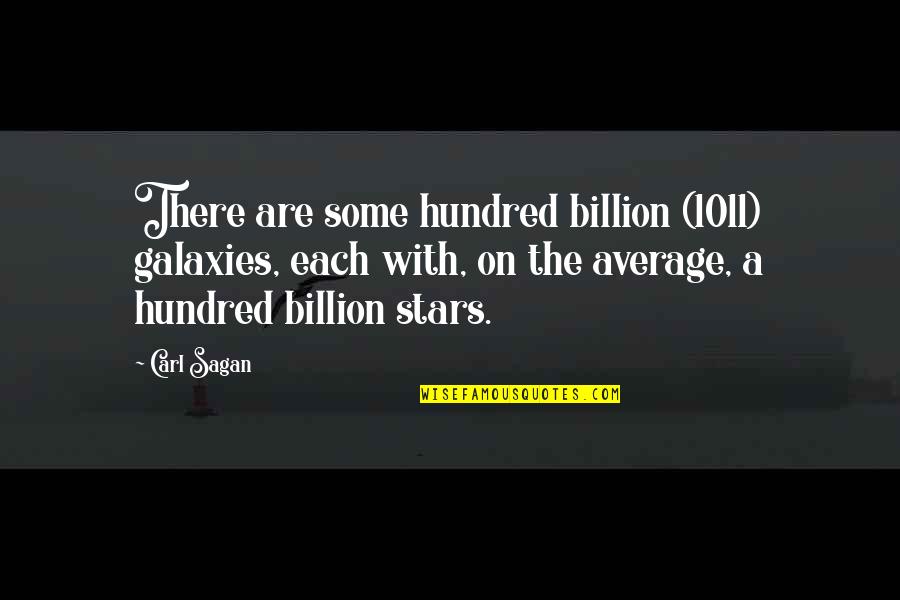 Brulin Performex Quotes By Carl Sagan: There are some hundred billion (1011) galaxies, each Brulin Performex Quotes By Carl Sagan: There are some hundred billion (1011) galaxies, each
