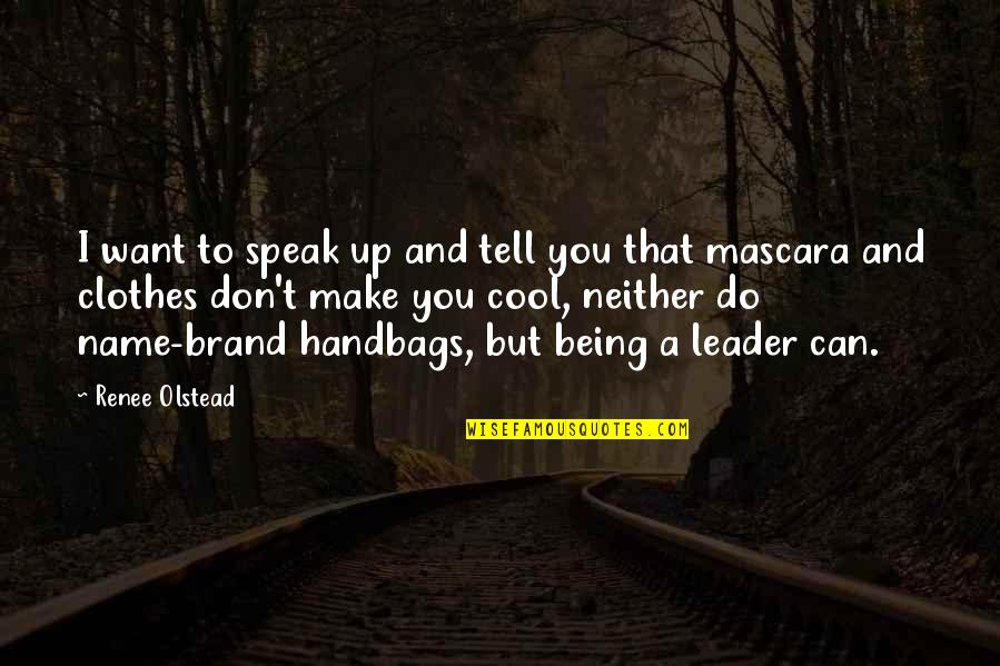 Bruno Zevi Quotes By Renee Olstead: I want to speak up and tell you Bruno Zevi Quotes By Renee Olstead: I want to speak up and tell you