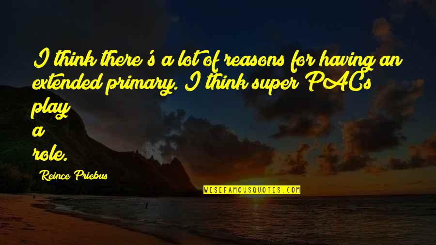 Brutti Ma Quotes By Reince Priebus: I think there's a lot of reasons for