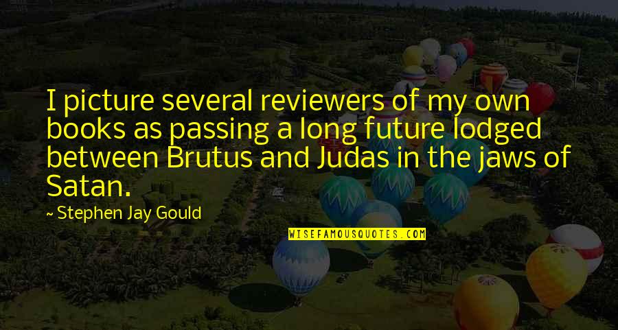 Brutus Quotes By Stephen Jay Gould: I picture several reviewers of my own books