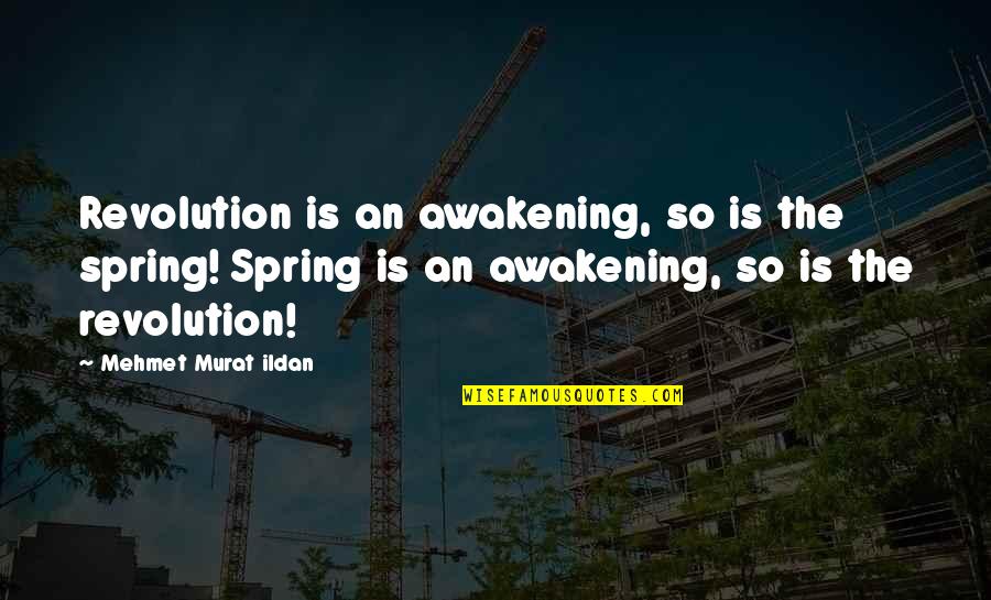 Bubbling Rock Quotes By Mehmet Murat Ildan: Revolution is an awakening, so is the spring! Bubbling Rock Quotes By Mehmet Murat Ildan: Revolution is an awakening, so is the spring!